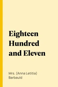 Eighteen Hundred and Eleven_cover