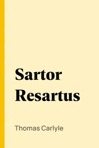 Sartor Resartus_cover