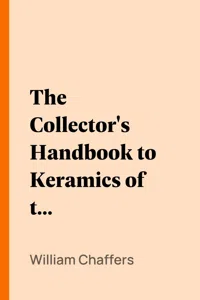 The Collector's Handbook to Keramics of the Renaissance and Modern Periods_cover