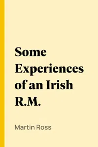 Some Experiences of an Irish R.M._cover