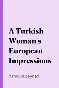 A Turkish Woman's European Impressions_cover