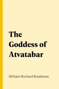 The Goddess of Atvatabar_cover