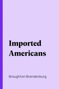Imported Americans_cover