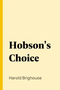 Hobson's Choice_cover