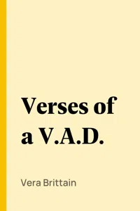 Verses of a V.A.D._cover