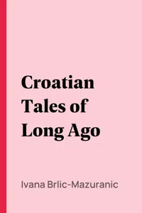 Croatian Tales of Long Ago_cover