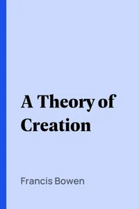 A Theory of Creation_cover