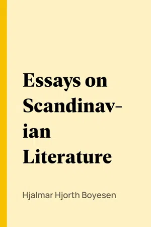 Essays on Scandinavian Literature