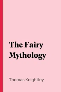 The Fairy Mythology_cover