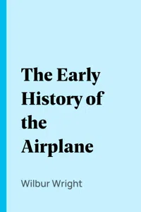 The Early History of the Airplane_cover