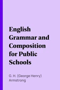 English Grammar and Composition for Public Schools_cover