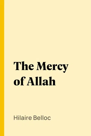 The Mercy of Allah