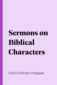 Sermons on Biblical Characters_cover