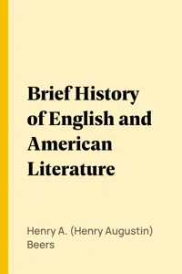 Brief History of English and American Literature_cover