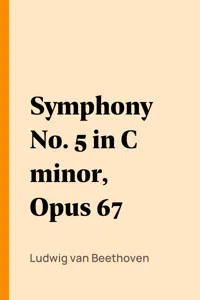 Symphony No. 5 in C minor, Opus 67_cover