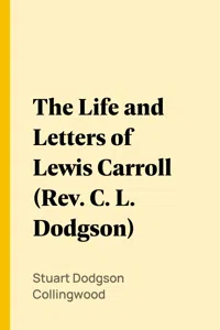 The Life and Letters of Lewis Carroll_cover