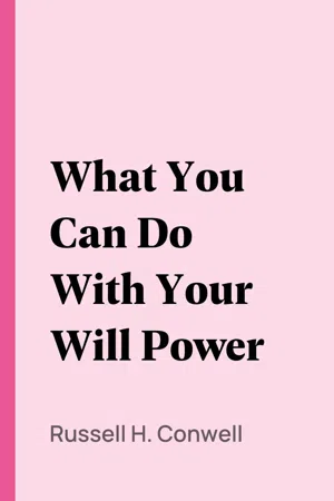 What You Can Do With Your Will Power