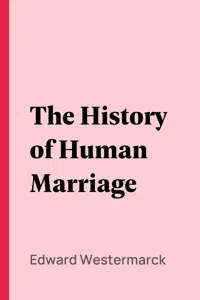 The History of Human Marriage_cover