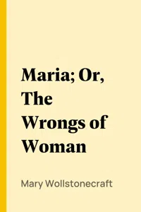 Maria; Or, The Wrongs of Woman_cover