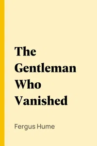 The Gentleman Who Vanished_cover