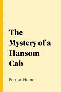 The Mystery of a Hansom Cab_cover