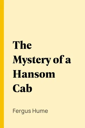 The Mystery of a Hansom Cab