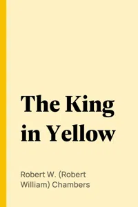 The King in Yellow_cover