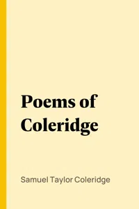 Poems of Coleridge_cover