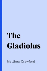 The Gladiolus_cover