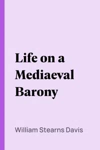 Life on a Mediaeval Barony_cover