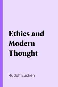 Ethics and Modern Thought_cover