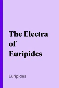 The Electra of Euripides_cover