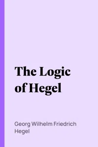 The Logic of Hegel_cover