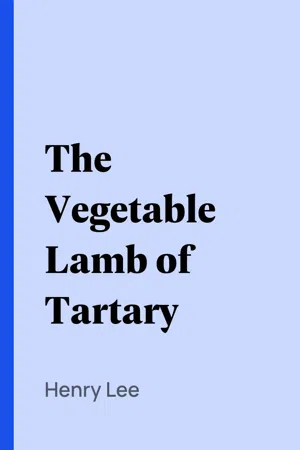 The Vegetable Lamb of Tartary