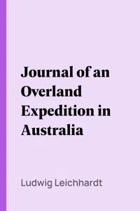 Journal of an Overland Expedition in Australia_cover