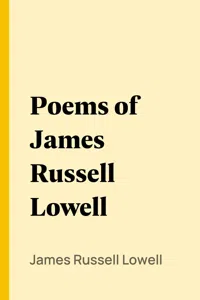 Poems of James Russell Lowell_cover