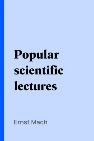 Popular scientific lectures