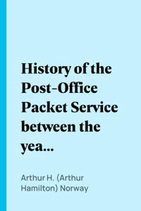 History of the Post-Office Packet Service between the years 1793-1815_cover