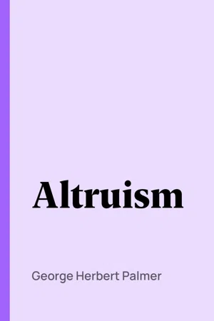 Altruism