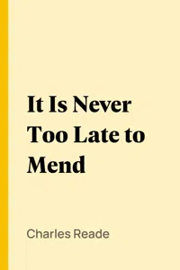 It Is Never Too Late to Mend_cover