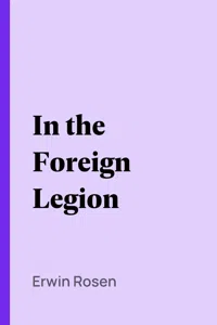 In the Foreign Legion_cover