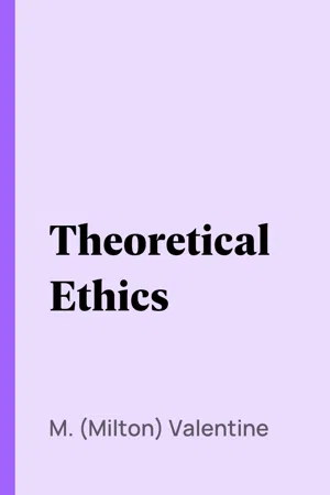 Theoretical Ethics