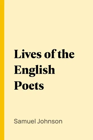 Lives of the English Poets