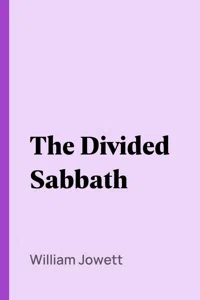 The Divided Sabbath_cover