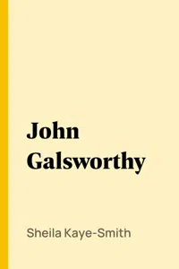 John Galsworthy_cover