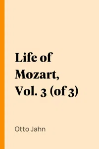 Life of Mozart, Vol. 3_cover