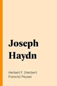 Joseph Haydn_cover