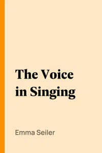 The Voice in Singing_cover