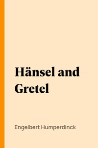 Hänsel and Gretel_cover