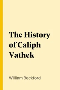 The History of Caliph Vathek_cover